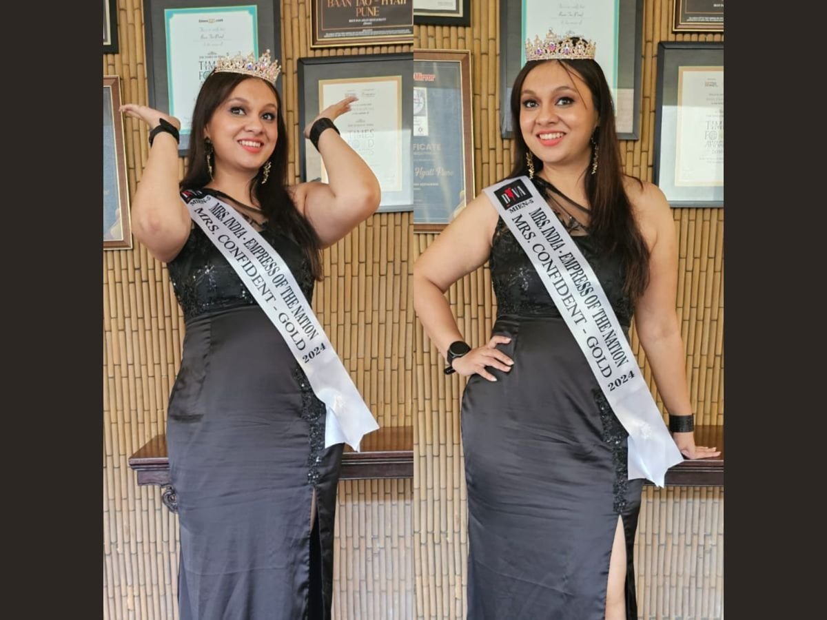 Cybersecurity Sales Whiz- Soniya Nabar, Takes Crown as Mrs. Confident in Mrs India 2024