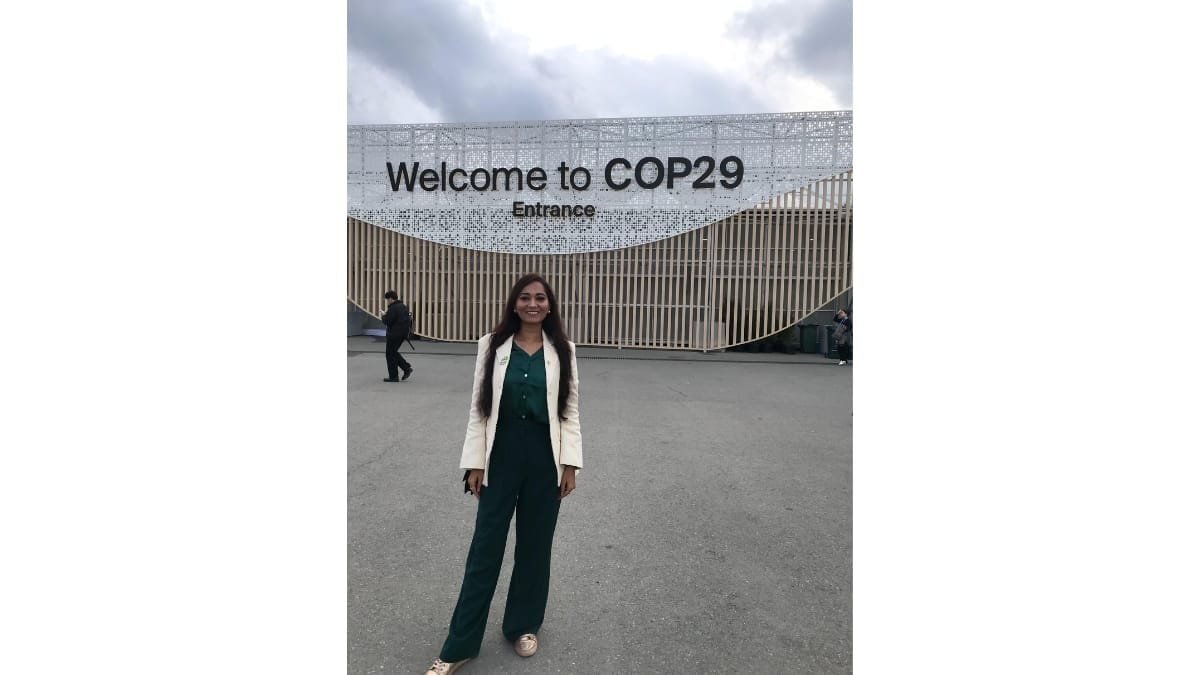 Change Maker and Climate Reality Leader Varsha Rajkhowa at COP 29 in Baku Azerbaijan