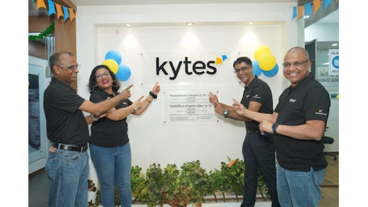 Kytes founding team- Sandeep Kumar, Akash Agarwal, Shivani K. & Chandrashekhar O.