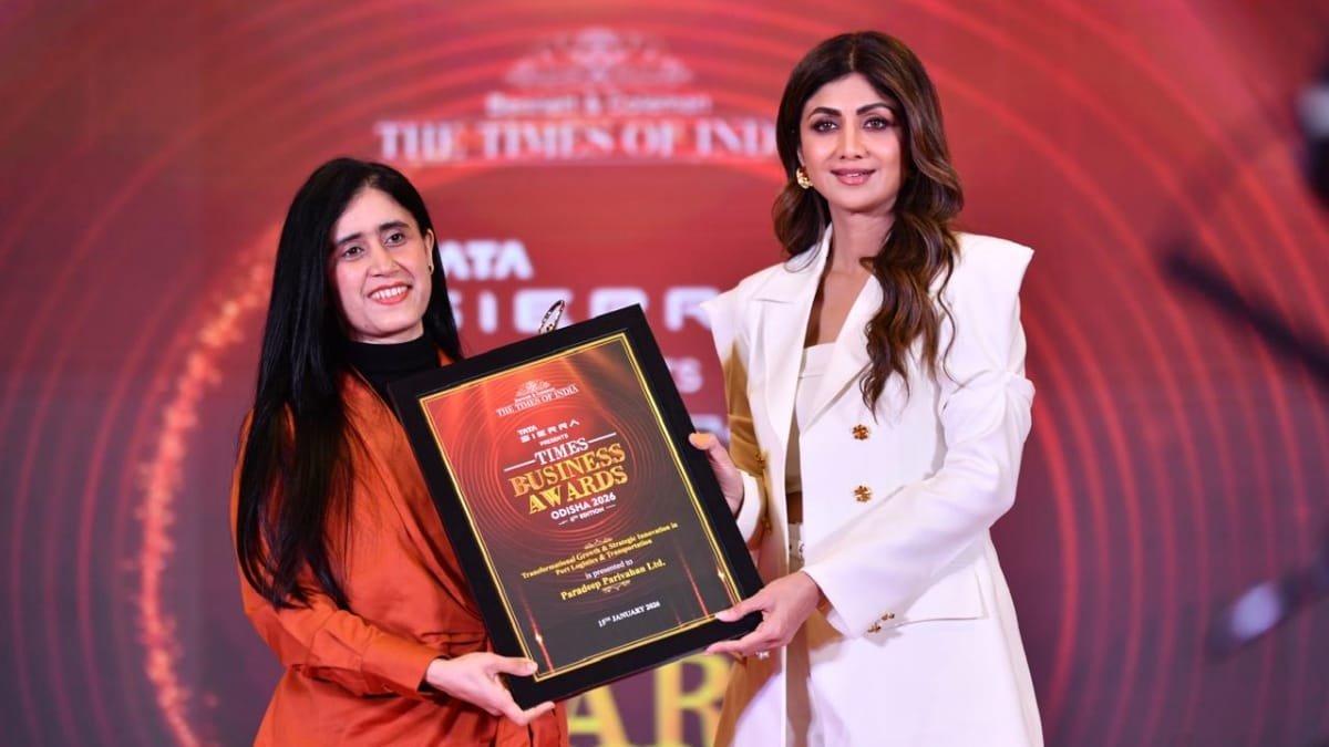 Paradeep Parivahan Limited Honoured with Prestigious ‘Times Business Award’