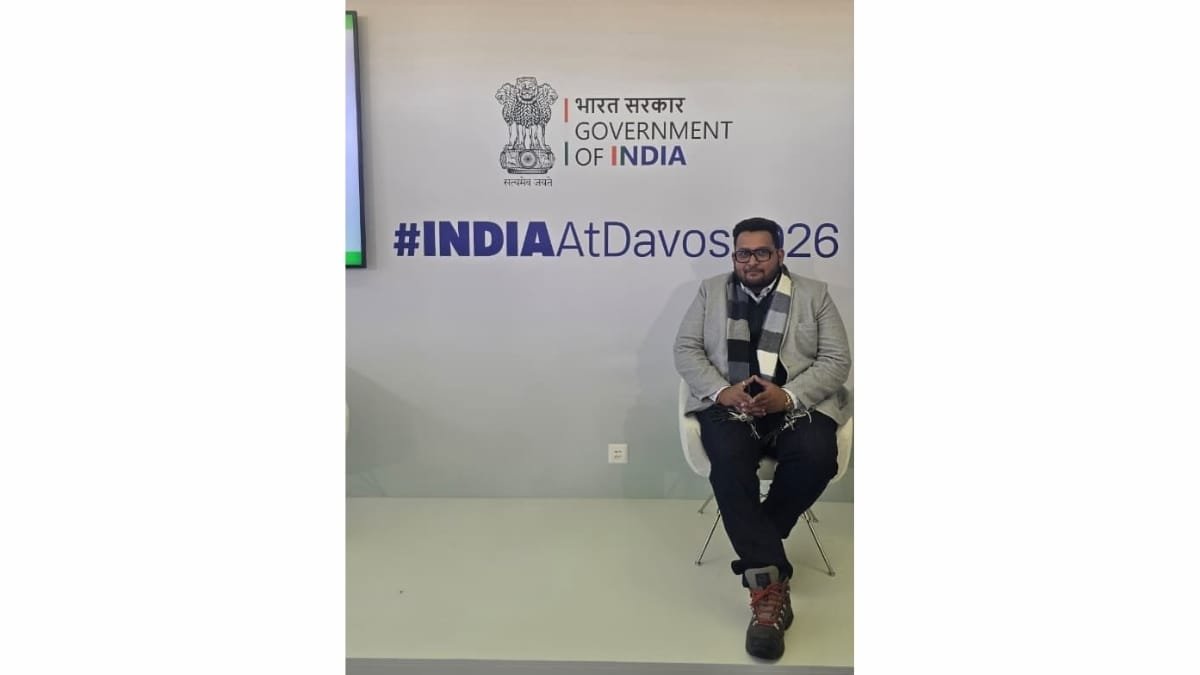 Dhruv Pandit represented India at WEF 2026 in Davos: Gujarat’s youngest cybersecurity entrepreneur