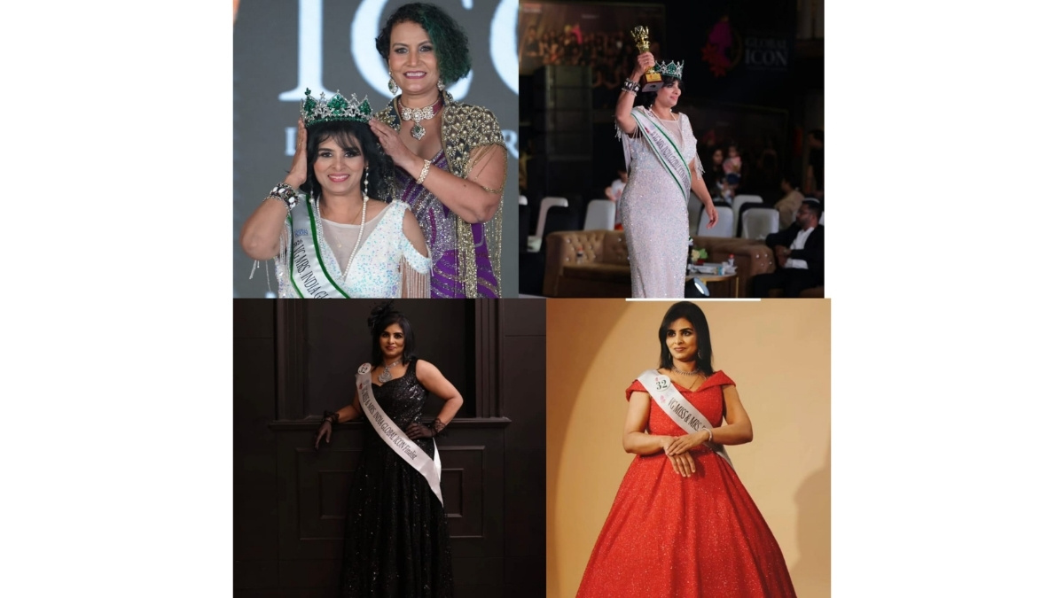 Shoba Naveen Crowned at VG Global Pageant, Inspires Through Wellness, Yoga, and Women Empowerment